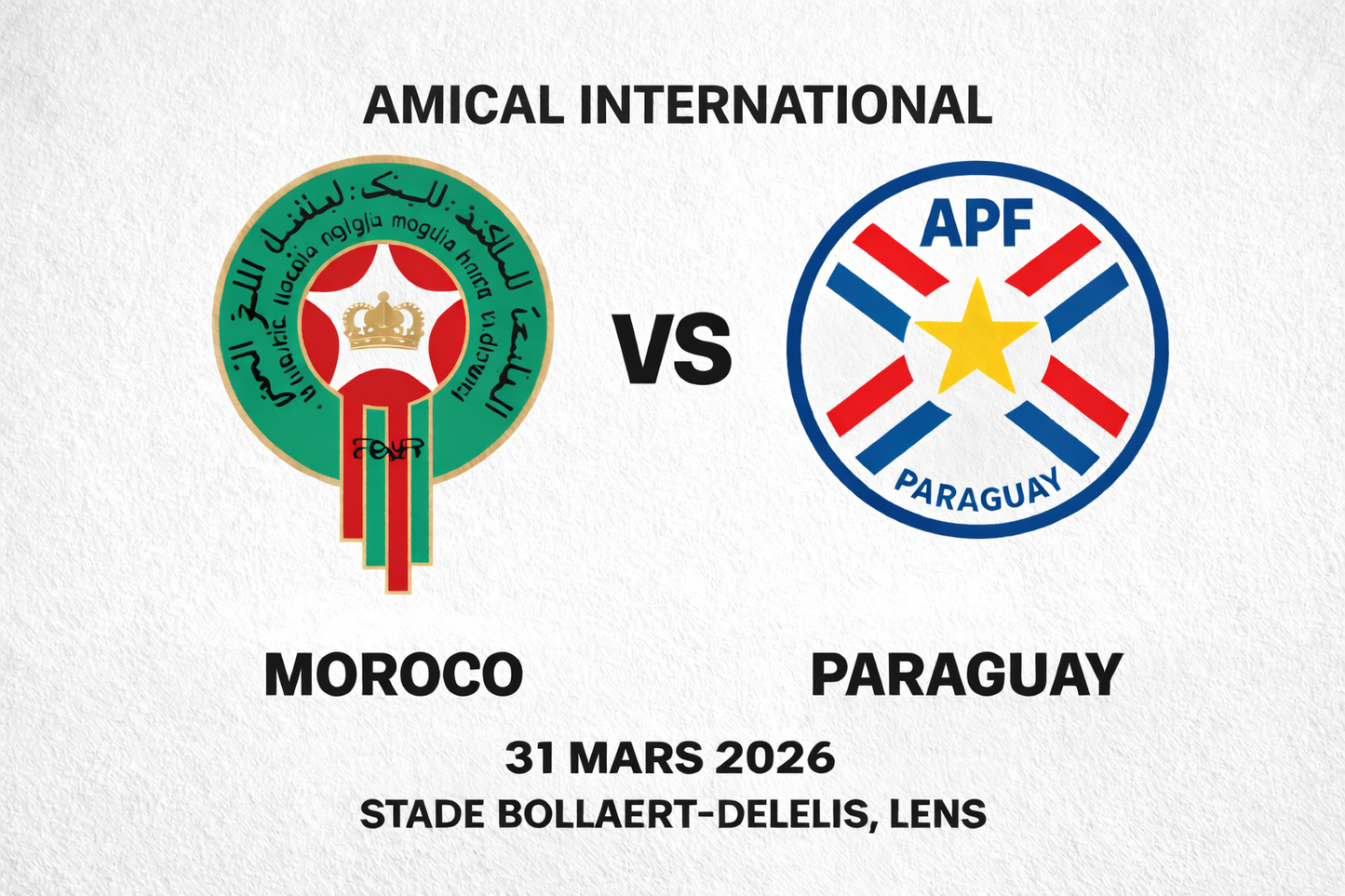 MAROC - PARAGUAY